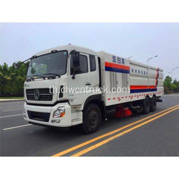 รับประกัน 100% Dongfeng 22cbm รถบรรทุกรถกวาดถนนขนาดใหญ่